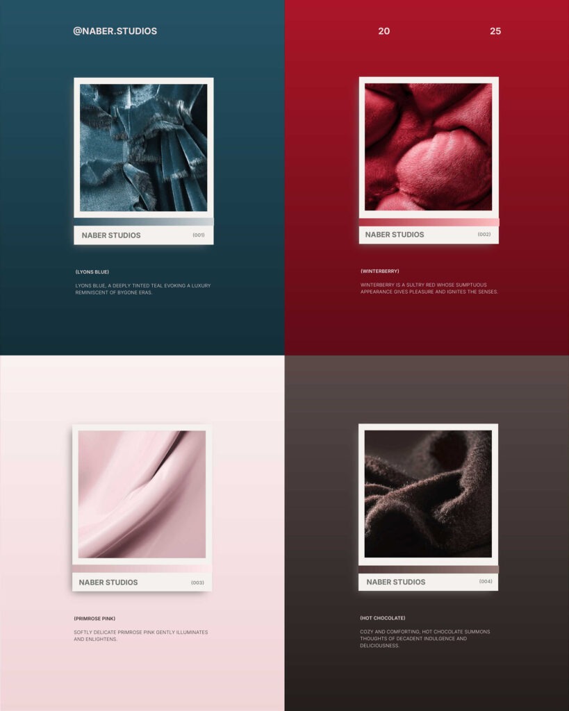 Pantone-Farbchips